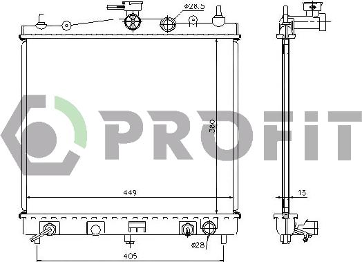 Profit PR 6055A1 - Hladnjak, hladjenje motora www.molydon.hr