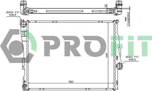 Profit PR 0054A3 - Hladnjak, hladjenje motora www.molydon.hr