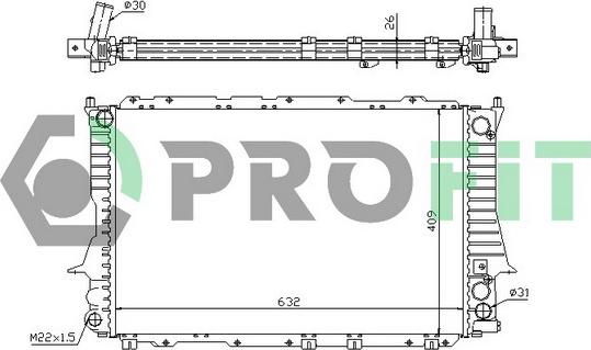 Profit PR 0012A3 - Hladnjak, hladjenje motora www.molydon.hr