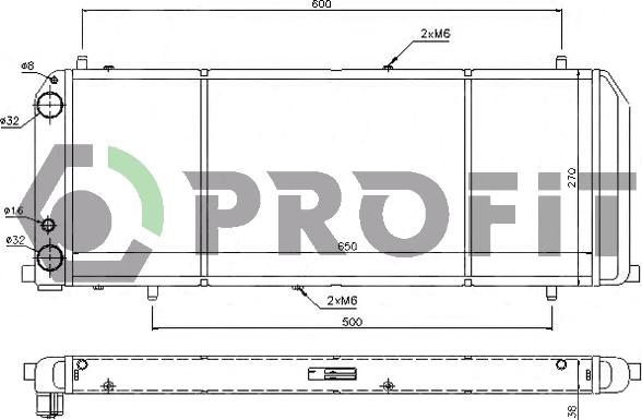 Profit PR 0012A7 - Hladnjak, hladjenje motora www.molydon.hr