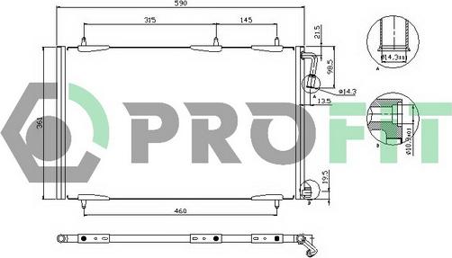 Profit PR 1907C1 - Kondenzator, klima-Uređaj www.molydon.hr