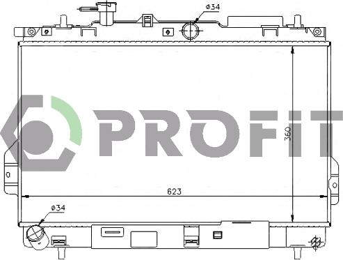 Profit PR 1806A4 - Hladnjak, hladjenje motora www.molydon.hr