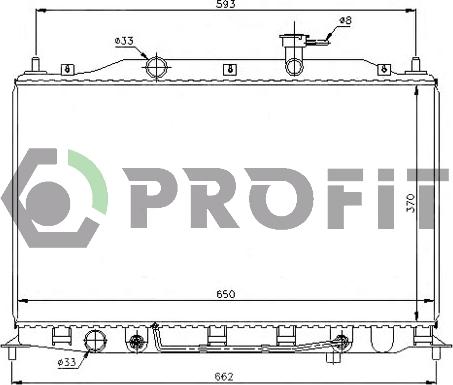 Profit PR 1807A5 - Hladnjak, hladjenje motora www.molydon.hr