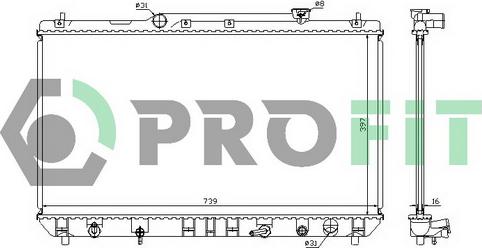 Profit PR 8130A1 - Hladnjak, hladjenje motora www.molydon.hr