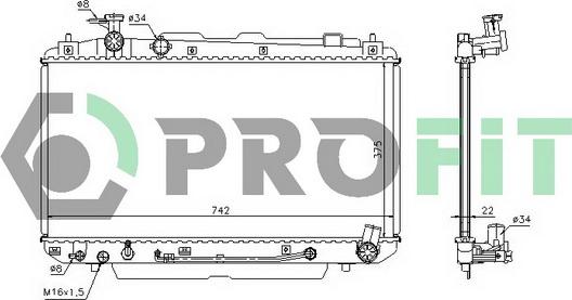 Profit PR 8131A1 - Hladnjak, hladjenje motora www.molydon.hr