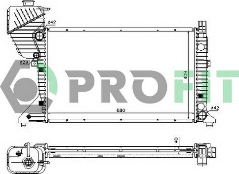 Profit PR 3546A4 - Hladnjak, hladjenje motora www.molydon.hr