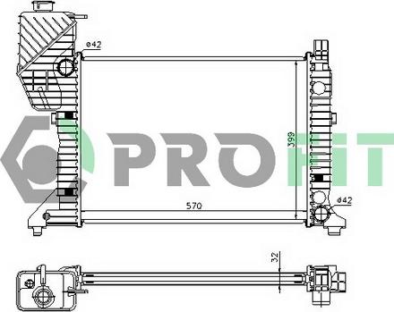 Profit PR 3546A3 - Hladnjak, hladjenje motora www.molydon.hr