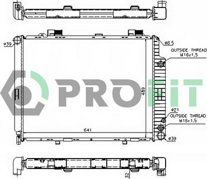 Profit PR 3563A1 - Hladnjak, hladjenje motora www.molydon.hr