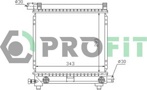 Profit PR 3524A5 - Hladnjak, hladjenje motora www.molydon.hr