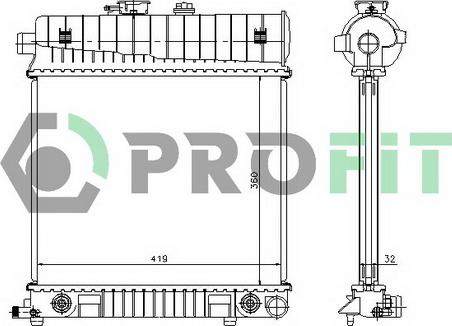 Profit PR 3528A1 - Hladnjak, hladjenje motora www.molydon.hr