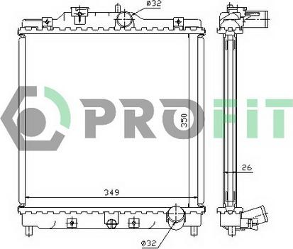 Profit PR 2911A1 - Hladnjak, hladjenje motora www.molydon.hr