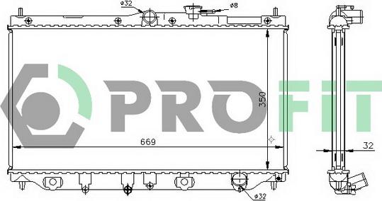 Profit PR 2922A1 - Hladnjak, hladjenje motora www.molydon.hr