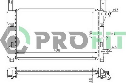 Profit PR 2562A1 - Hladnjak, hladjenje motora www.molydon.hr