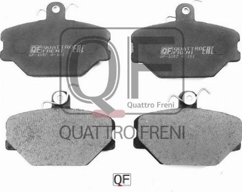 Quattro Freni QF53700 - Komplet Pločica, disk-kočnica www.molydon.hr