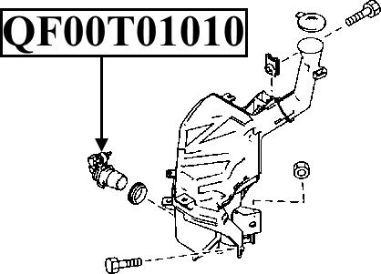 Quattro Freni QF00N00115 - Pumpa za tekućinu za pranje, pranje vjetrobrana www.molydon.hr