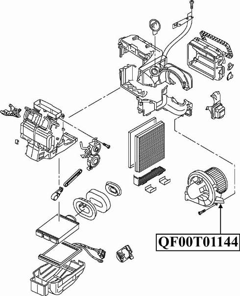 Quattro Freni QF00Q00052 - Ventilator kabine/unutrasnjeg prostora www.molydon.hr