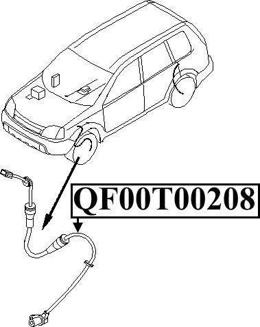 Quattro Freni QF00T00208 - Senzor, broj obrtaja kotača www.molydon.hr