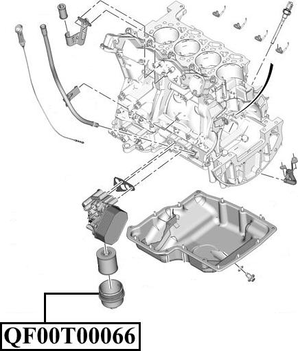 Quattro Freni QF14A00129 - Poklopac, Kučište filtera za ulje www.molydon.hr