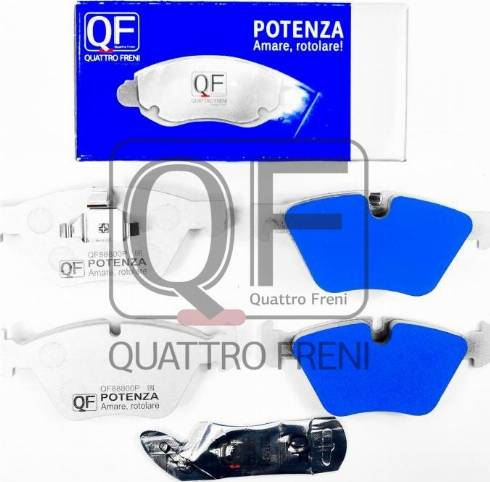 Quattro Freni QF88800P - Komplet Pločica, disk-kočnica www.molydon.hr