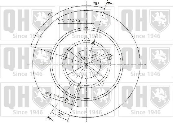 Quinton Hazell BDC4938 - Kočioni disk www.molydon.hr