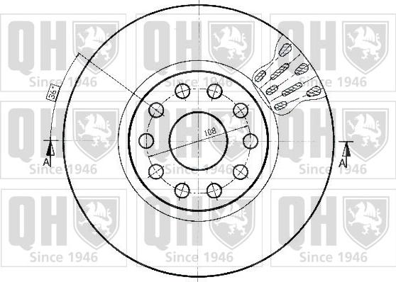 Quinton Hazell BDC4500 - Kočioni disk www.molydon.hr