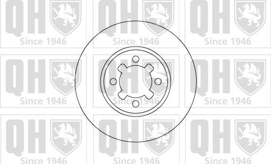 Quinton Hazell BDC4643 - Kočioni disk www.molydon.hr