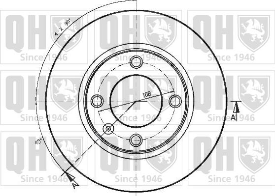 Quinton Hazell BDC4605 - Kočioni disk www.molydon.hr