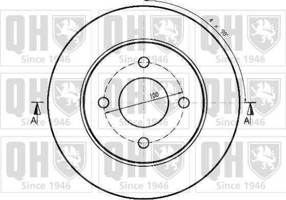 Quinton Hazell BDC4851 - Kočioni disk www.molydon.hr