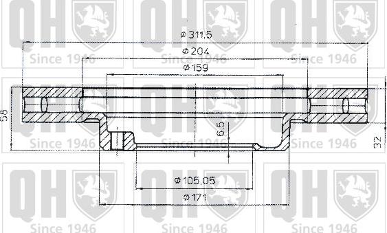 Quinton Hazell BDC4803 - Kočioni disk www.molydon.hr