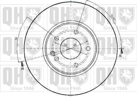 Quinton Hazell BDC4776 - Kočioni disk www.molydon.hr