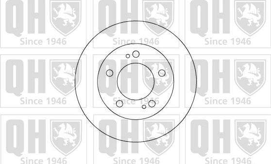 Quinton Hazell BDC5061 - Kočioni disk www.molydon.hr