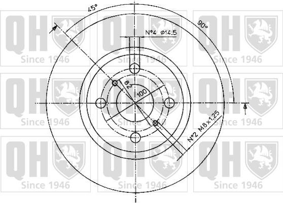 Quinton Hazell BDC5084 - Kočioni disk www.molydon.hr