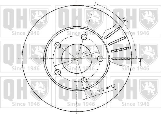 Quinton Hazell BDC5156 - Kočioni disk www.molydon.hr