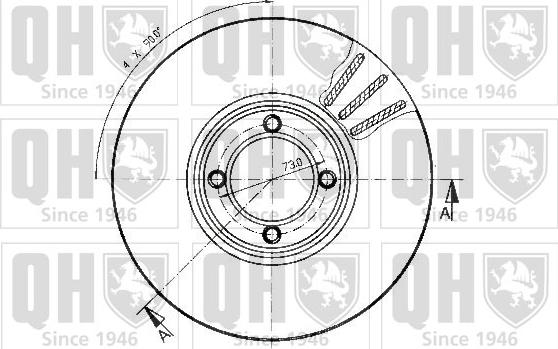 Quinton Hazell BDC3489 - Kočioni disk www.molydon.hr