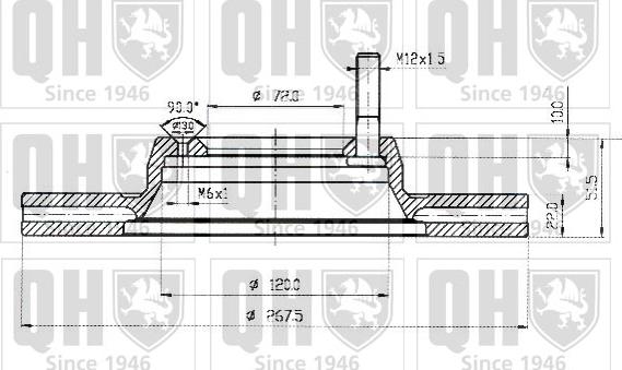 Quinton Hazell BDC3502 - Kočioni disk www.molydon.hr