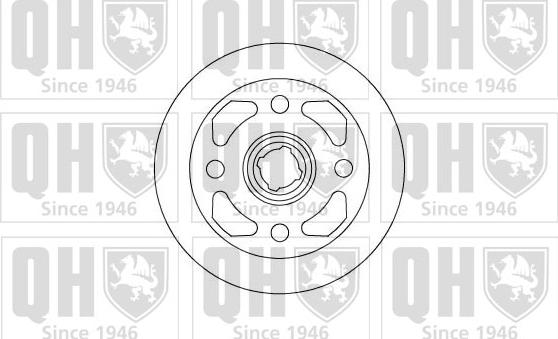 Quinton Hazell BDC3586 - Kočioni disk www.molydon.hr