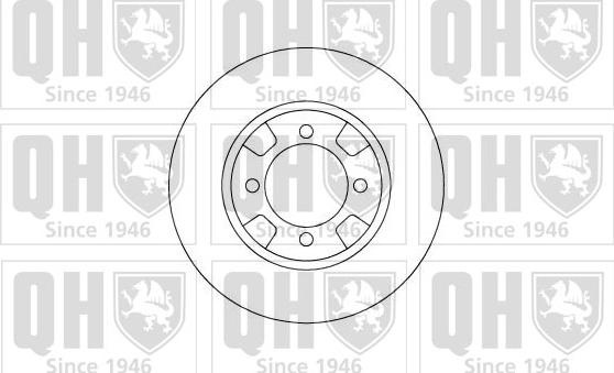 Quinton Hazell BDC3587 - Kočioni disk www.molydon.hr