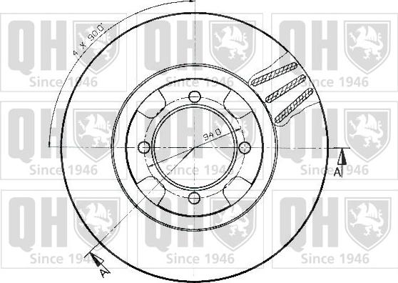 Quinton Hazell BDC3529 - Kočioni disk www.molydon.hr