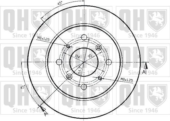 Quinton Hazell BDC3574 - Kočioni disk www.molydon.hr