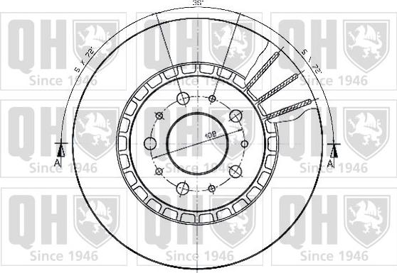 Quinton Hazell BDC3570 - Kočioni disk www.molydon.hr