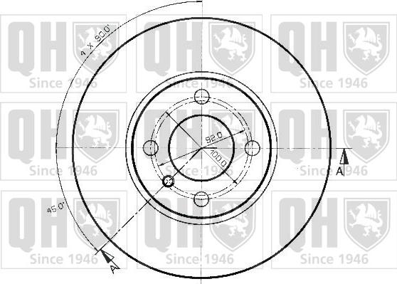 Quinton Hazell BDC3118 - Kočioni disk www.molydon.hr