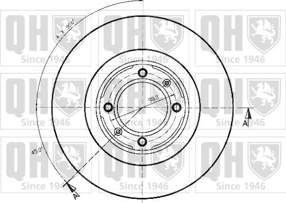 Quinton Hazell BDC3214 - Kočioni disk www.molydon.hr