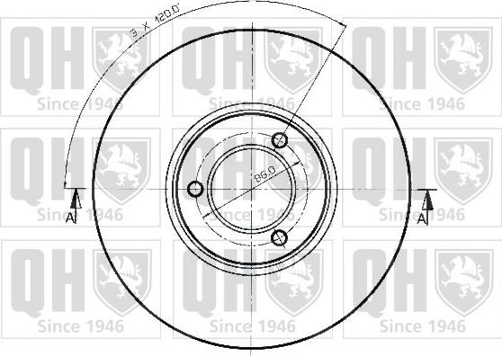 Quinton Hazell BDC3276 - Kočioni disk www.molydon.hr