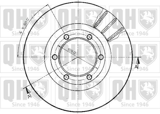 Quinton Hazell BDC3747 - Kočioni disk www.molydon.hr