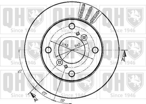 Quinton Hazell BDC3758 - Kočioni disk www.molydon.hr