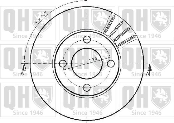 Quinton Hazell BDC3767 - Kočioni disk www.molydon.hr