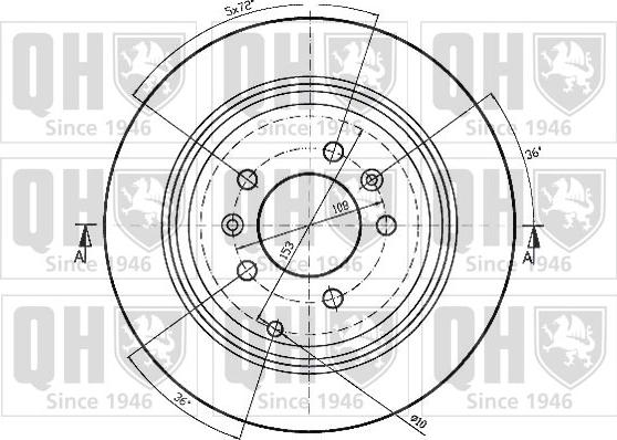 Quinton Hazell BDC3777 - Kočioni disk www.molydon.hr