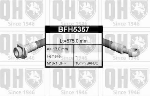 Quinton Hazell BFH5357 - Kočiono crijevo, lajtung www.molydon.hr