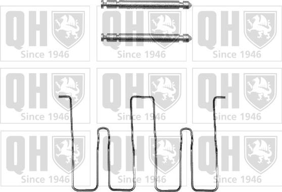 Quinton Hazell BFK619 - Komplet pribora, Pločica disk kočnice www.molydon.hr