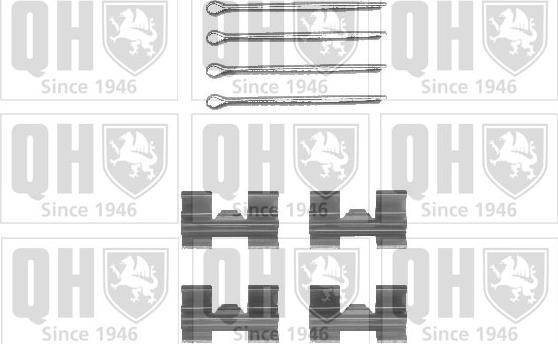 Quinton Hazell BFK678 - Komplet pribora, Pločica disk kočnice www.molydon.hr